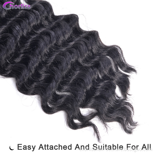 Wholesale Soft Long Water Wave Crochet Hair Braids Synthetic Goddess Braiding Hair Natural Wavy Ombre Blonde Hair Extensions